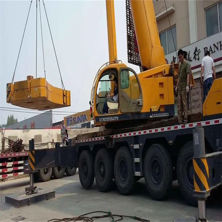 涉县当地吊车出租|机器吊装|75吨|工厂搬迁服务